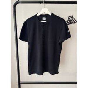 Chanel CC Logo Uniform Black Polo Shirt